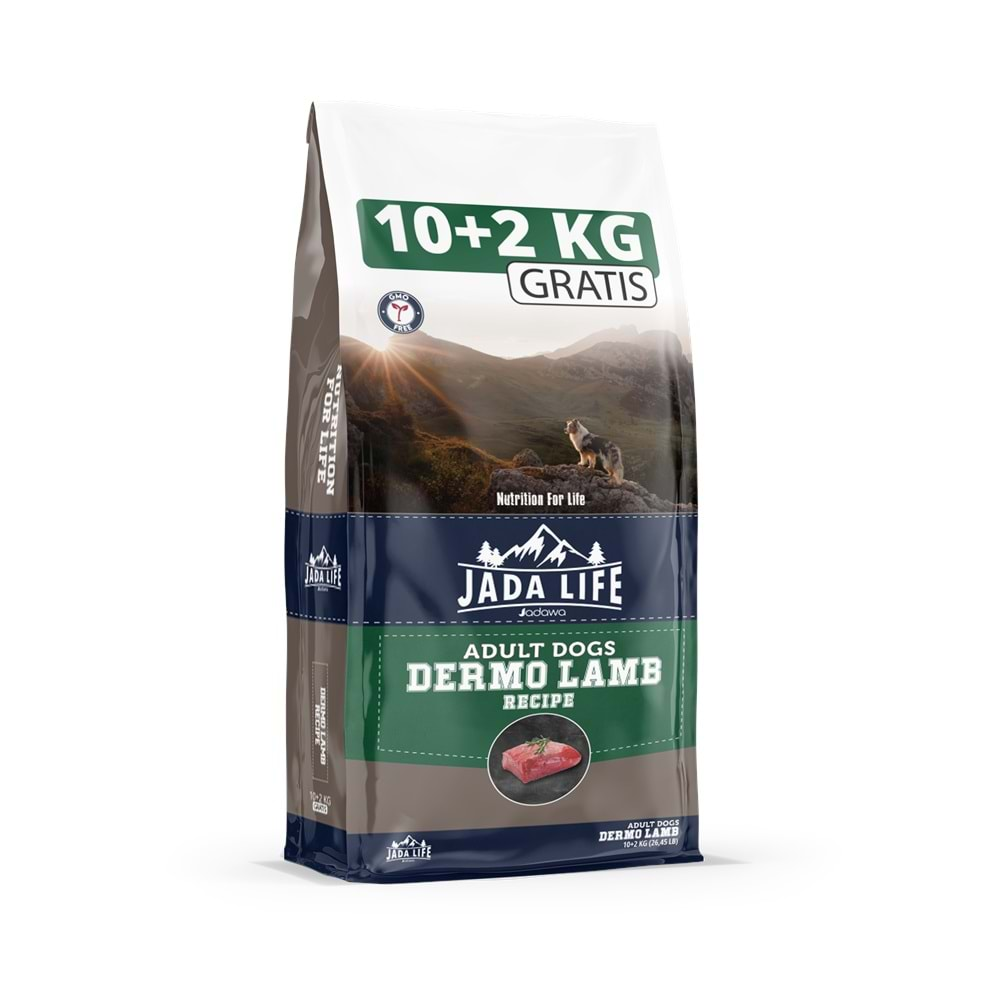 JADAWA Jada Life Kuzu Etli Köpek Maması ( Hassas Deri ) 10+2 Kg