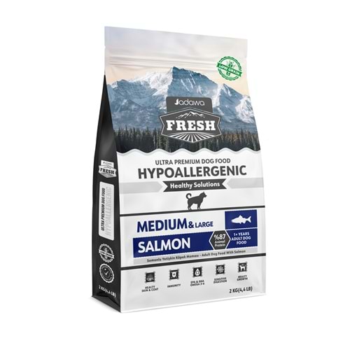Fresh Ultra Premium Hipoalerjenik Somonlu Orta ve Büyük Irk Köpek Maması 2KG