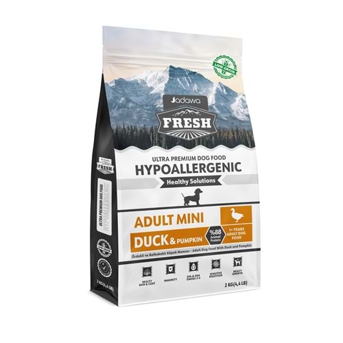 Fresh Ultra Premium Hipoalerjenik Ördekli ve Balkabaklı Küçük Irk Köpek Maması 2 KG