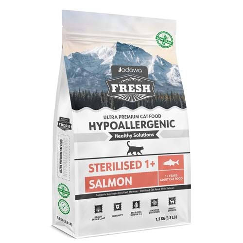 Fresh Ultra Premium Hipoalerjenik Somonlu Kısır Kedi Maması 1,5 KG