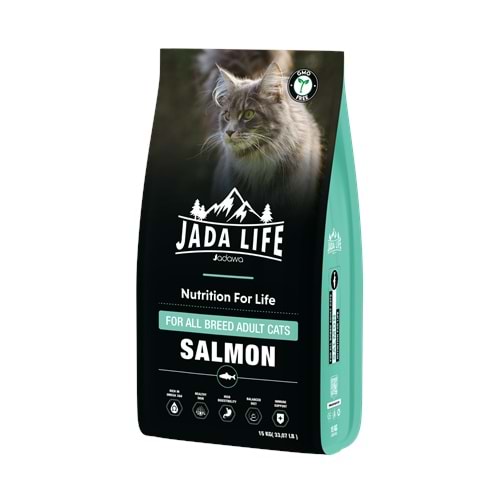 Jada Life Somonlu Yetişkin Kedi Maması 15 KG