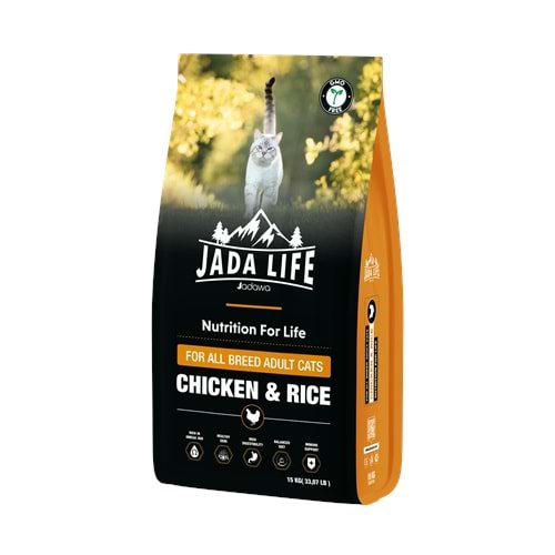 Jada Life Tavuklu Yetişkin Kedi Maması 15 KG